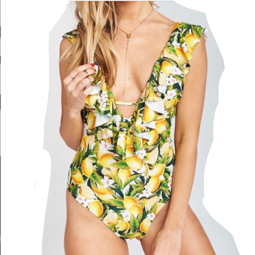 Show Me Your MuMu Capri Ruffle One Piece